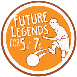 5-6 year old children in advanced soccer training at HappyFeet